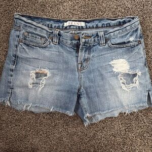 J Brand medium wash denim shorts